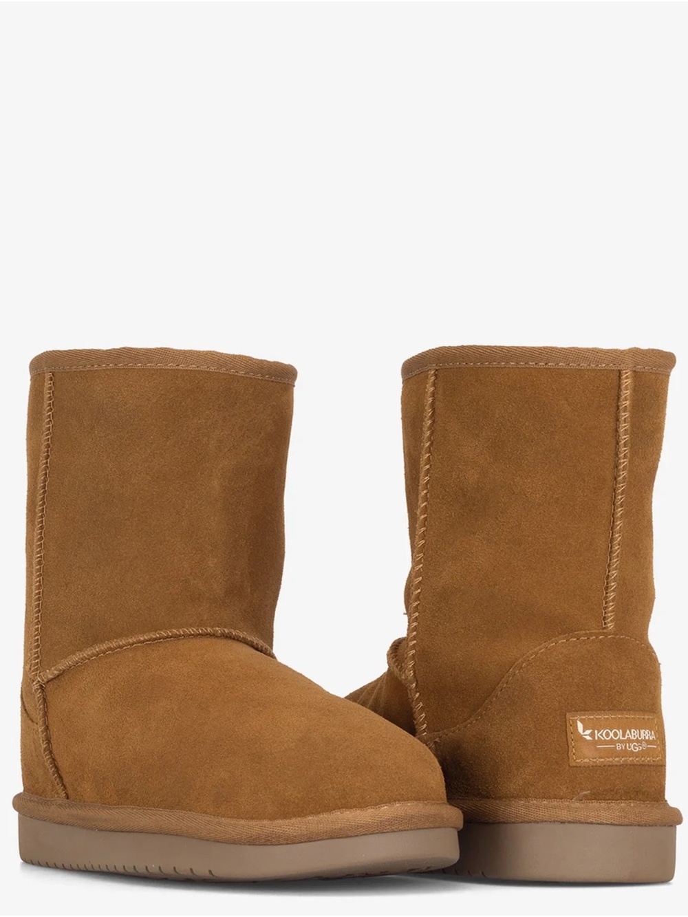 Koolaburra Short Suede Boots - Chestnut Brown